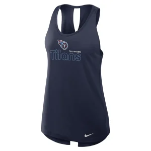 Tennessee titans nike womens crossback performance tank top Navy S