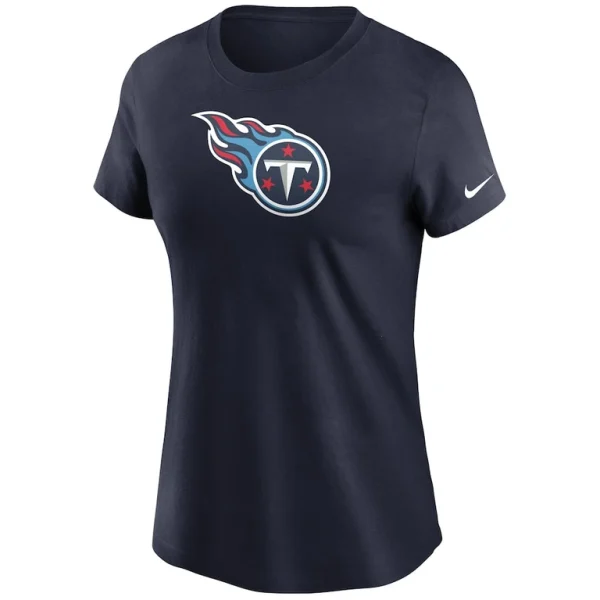 Tennessee titans nike womens logo essential t shirt Navy S