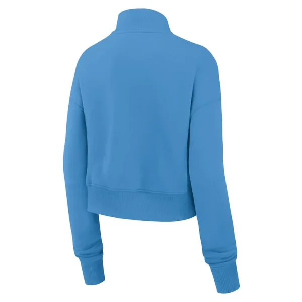 Tennessee titans nike womens rewind phoenix half zip sweatshirt Light blue M