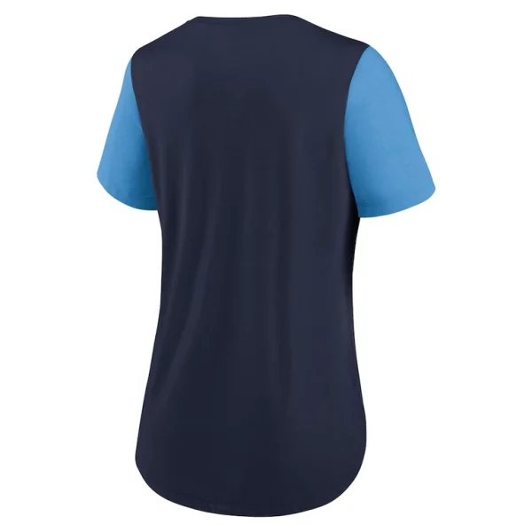 Tennessee titans nike womens team nod tri blend fashion t shirt Navy M