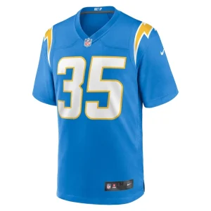 Terrell bynum los angeles chargers nike team game jersey Powder blue M