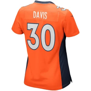 Terrell davis denver broncos nike womens game retired player jersey Orange L