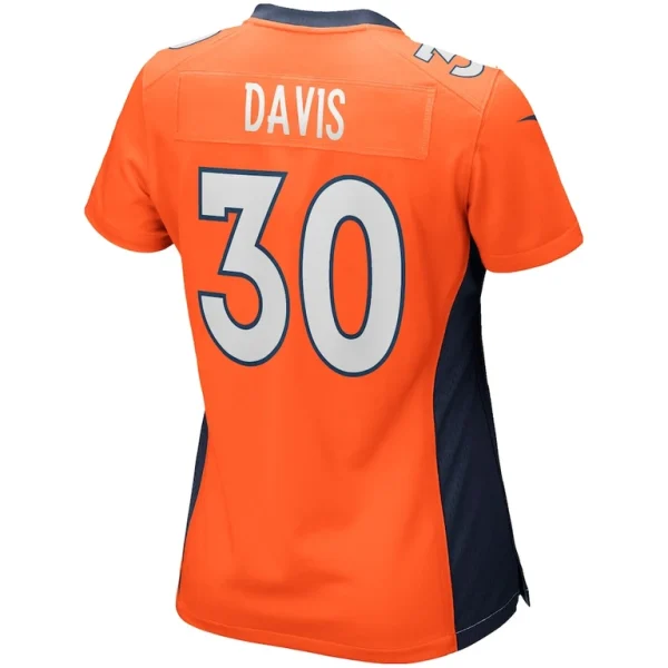 Terrell davis denver broncos nike womens game retired player jersey Orange L
