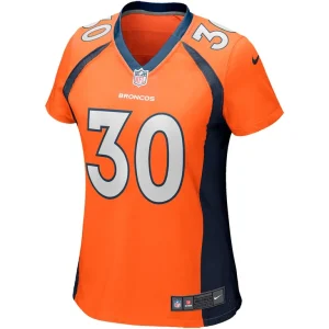 Terrell davis denver broncos nike womens game retired player jersey Orange M