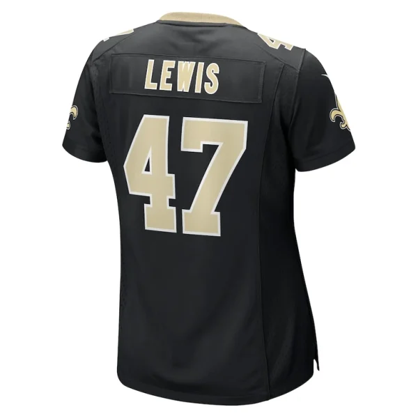 Terrell lewis new orleans saints nike womens game jersey Black L