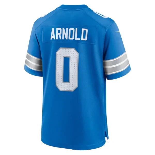 Terrion arnold detroit lions nike player game jersey Blue L