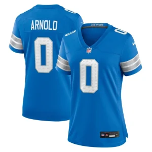 Terrion arnold detroit lions nike womens team game jersey Blue