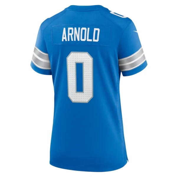 Terrion arnold detroit lions nike womens team game jersey Blue L