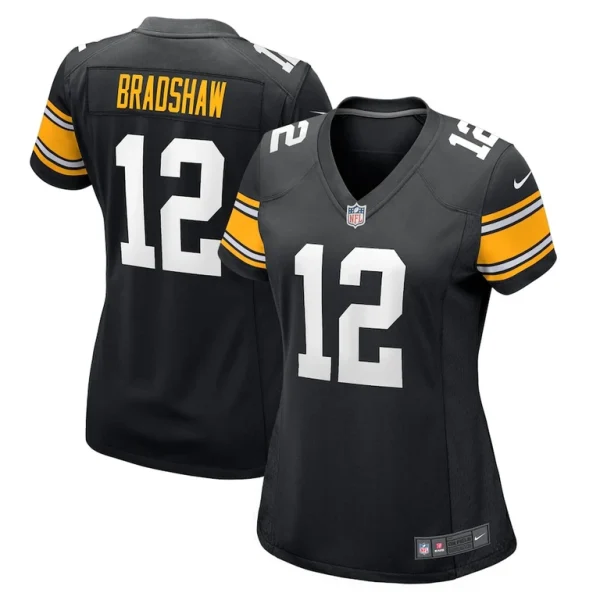 Terry bradshaw pittsburgh steelers nike womens retired player jersey Black