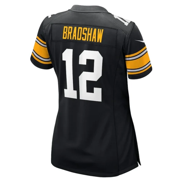 Terry bradshaw pittsburgh steelers nike womens retired player jersey Black L