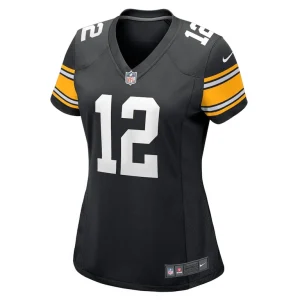 Terry bradshaw pittsburgh steelers nike womens retired player jersey Black M