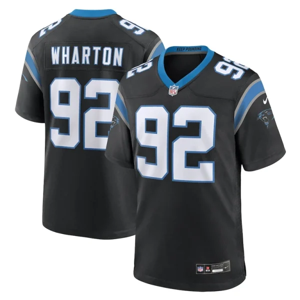 Tershawn wharton carolina panthers nike team game jersey Black