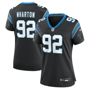 Tershawn wharton carolina panthers nike womens team game jersey Black
