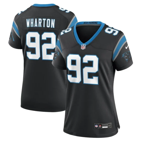 Tershawn wharton carolina panthers nike womens team game jersey Black