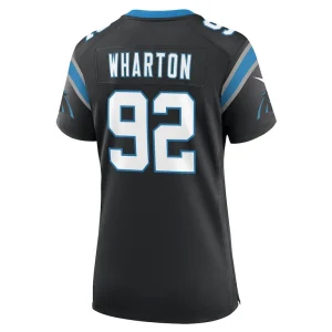 Tershawn wharton carolina panthers nike womens team game jersey Black L