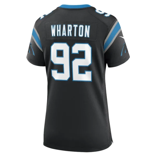 Tershawn wharton carolina panthers nike womens team game jersey Black L