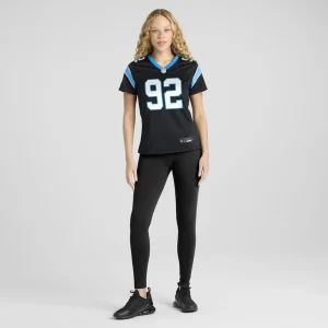 Tershawn wharton carolina panthers nike womens team game jersey Black XL