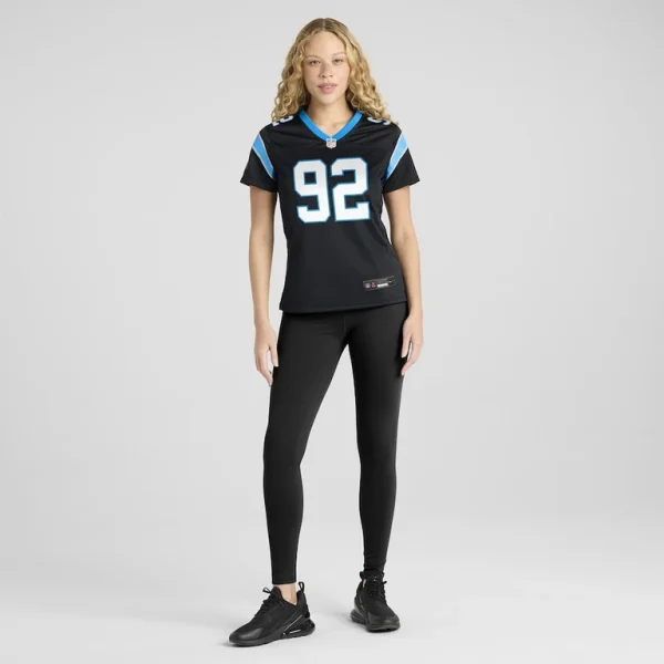 Tershawn wharton carolina panthers nike womens team game jersey Black XL
