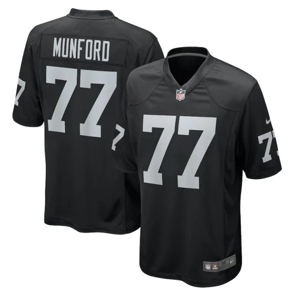 Thayer munford jr. las vegas raiders nike team game jersey Black