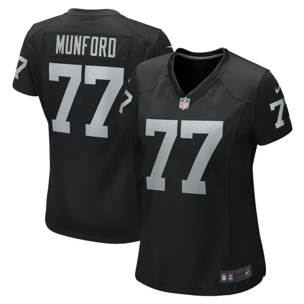 Thayer munford jr. las vegas raiders nike womens team game jersey Black