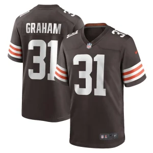 Thomas graham jr. cleveland browns nike team game jersey Brown