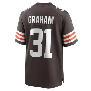 Thomas graham jr. cleveland browns nike team game jersey Brown L
