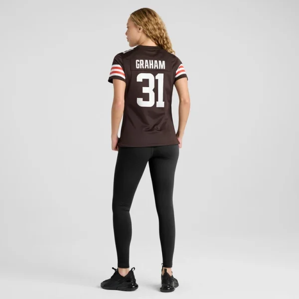 Thomas graham jr. cleveland browns nike womens team game jersey Brown 2XL