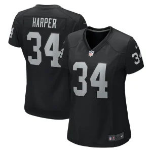Thomas harper las vegas raiders nike womens game jersey Black
