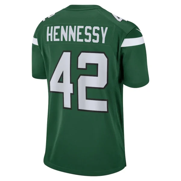 Thomas hennessy new york jets nike game jersey Gotham green L