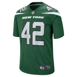 Thomas hennessy new york jets nike game jersey Gotham green M