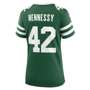 Thomas hennessy new york jets nike womens team game jersey Legacy green L