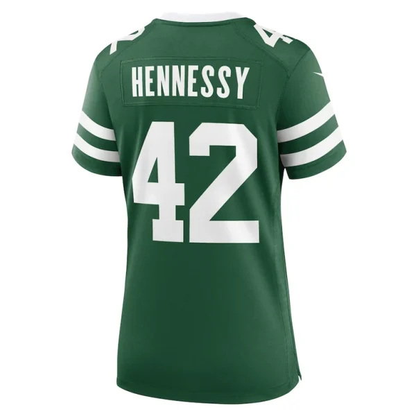 Thomas hennessy new york jets nike womens team game jersey Legacy green L