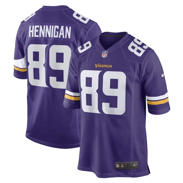 Thomas hennigan minnesota vikings nike game player jersey Purple