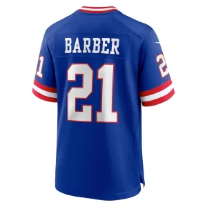 Tiki barber new york giants nike classic retired player game jersey Royal L