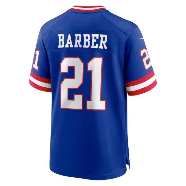 Tiki barber new york giants nike classic retired player game jersey Royal L