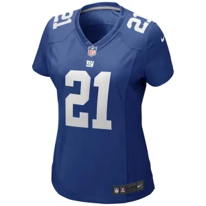 Tiki barber new york giants nike womens game retired player jersey Royal M