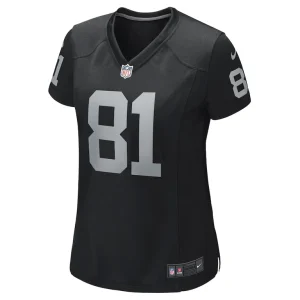 Tim brown las vegas raiders nike womens game retired player jersey Black M