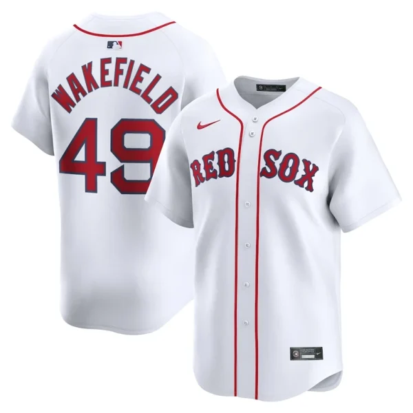 Tim wakefield boston red sox nike home limited player jersey White
