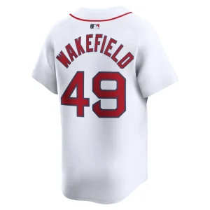 Tim wakefield boston red sox nike home limited player jersey White L