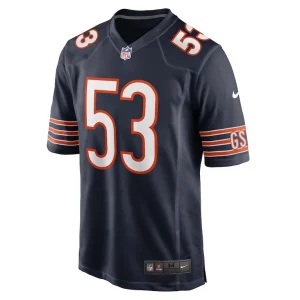 Tj edwards chicago bears nike game player jersey Navy M