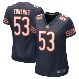Tj edwards chicago bears nike womens game player jersey Navy