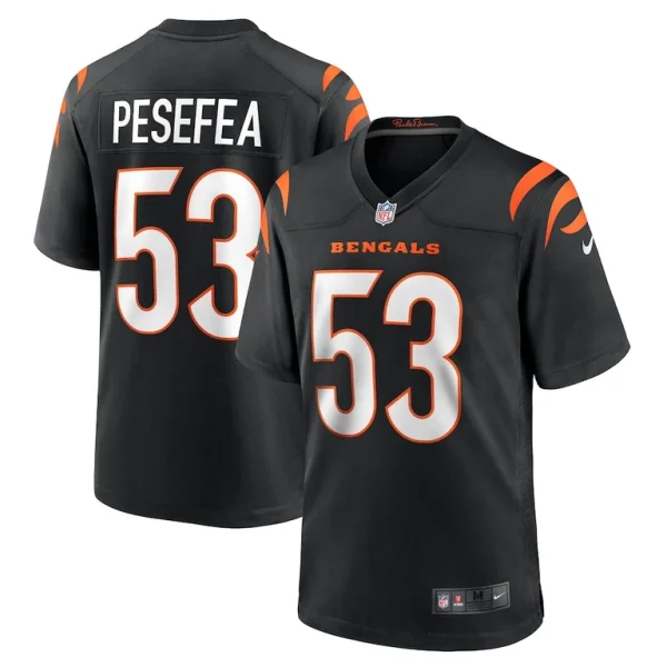 Tj pesefea cincinnati bengals nike team game jersey Black