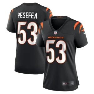 Tj pesefea cincinnati bengals nike womens team game jersey Black