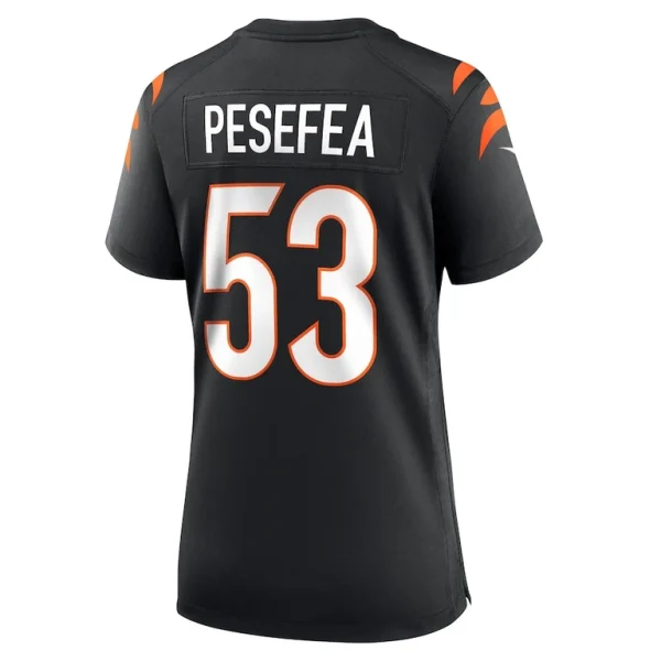 Tj pesefea cincinnati bengals nike womens team game jersey Black L
