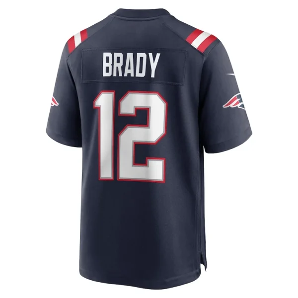 Tom brady new england patriots nike game retired player jersey Navy L