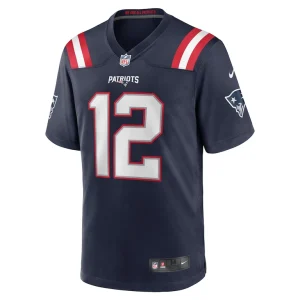 Tom brady new england patriots nike game retired player jersey Navy M