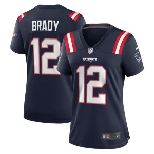 Tom brady new england patriots nike womens retired game jersey Navy