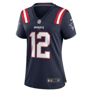 Tom brady new england patriots nike womens retired game jersey Navy M