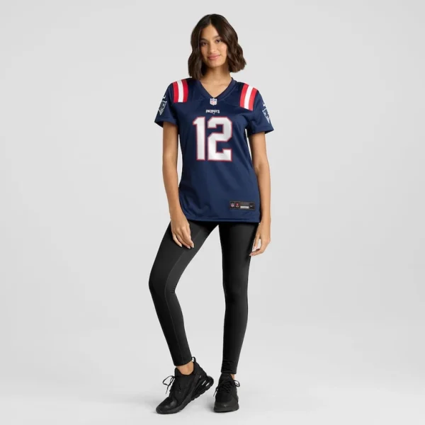 Tom brady new england patriots nike womens retired game jersey Navy XL