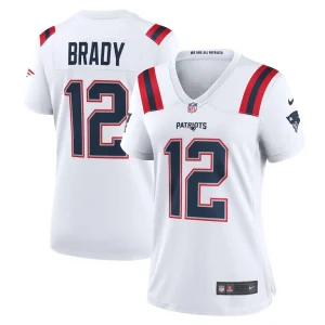 Tom brady new england patriots nike womens retired game jersey White